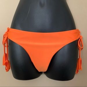 Bright Tangerine Orange Bikini Bottoms